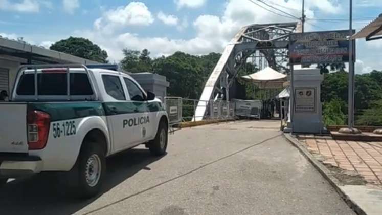 El puente La Unión de Puerto Santander también fue abierto por Migración Colombia./Foto: La Opinión