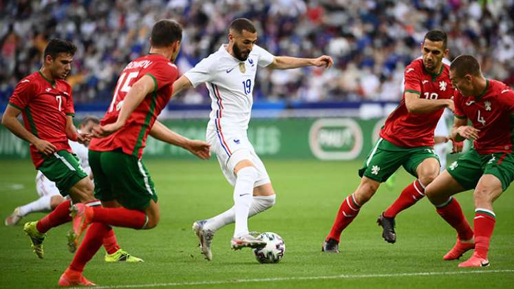 Karim Benzema, delantero de la Selección francesa. 