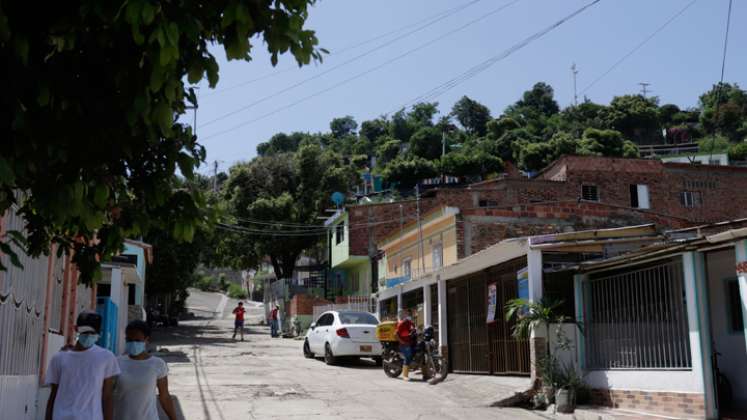 Un millonario proyecto será ejecutado en la parte alta de este barrio para la mitigación del riesgo de deslizamiento. 