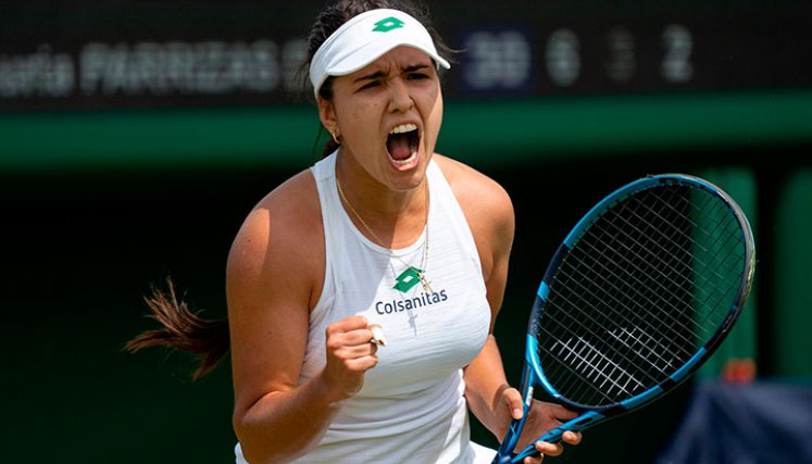 María Camila Osorio superó los tres partidos clasificatorios de Wimbledon. 