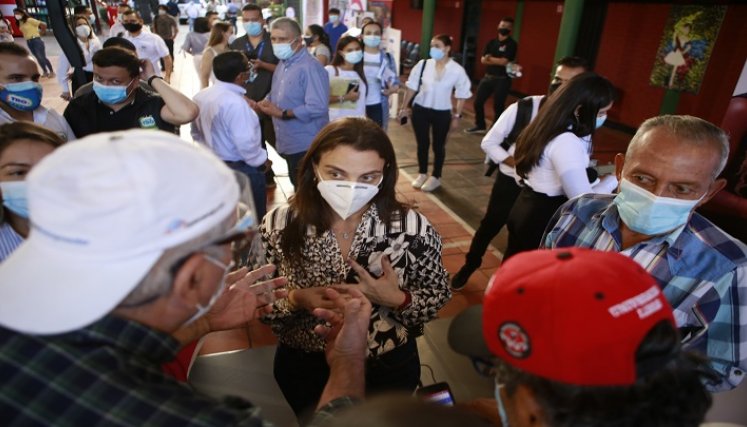 Ministra de las TIC, Karen Abudinén. / Juan Pablo Cohen/ La Opinión 
