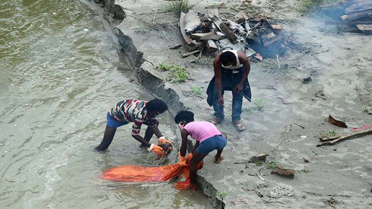 Río Ganges en la India.