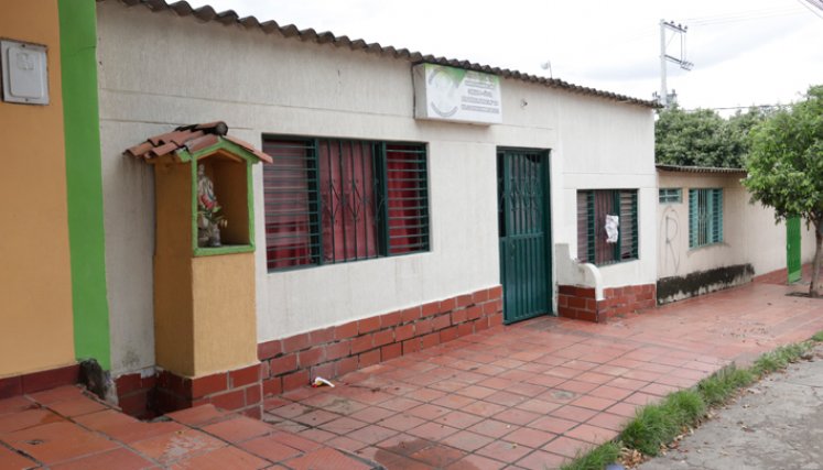 El salón comunal antes era el centro de salud.