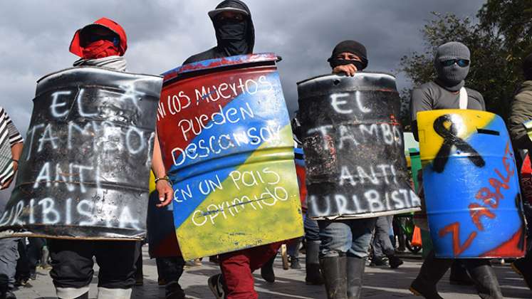 Manifestaciones en Colombia.