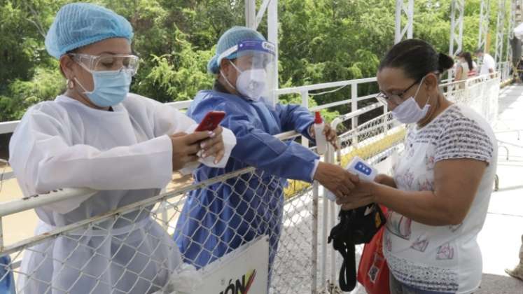 Los protocolos de bioseguridad se cumplieron en Puerto Santander.