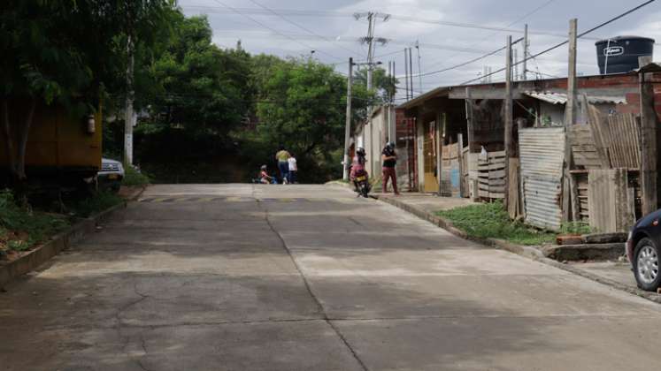 Así luce la entrada a este barrio de la Comuna 7.