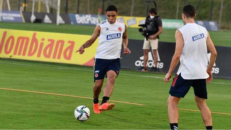 Entrenamiento de la selección Colombia 