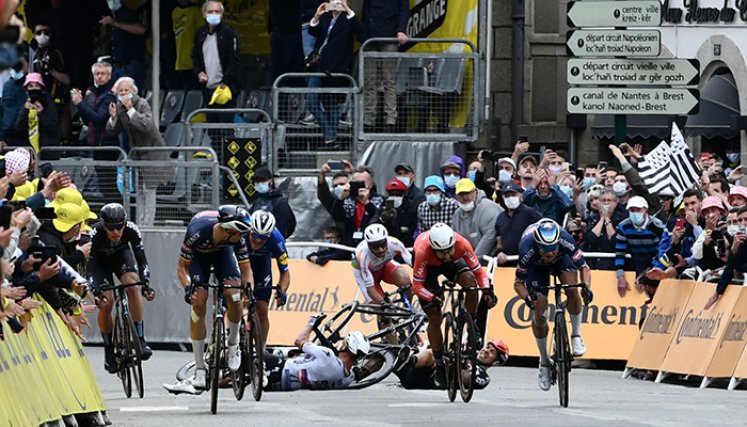 Tercera etapa del Tour de Francia 2021.