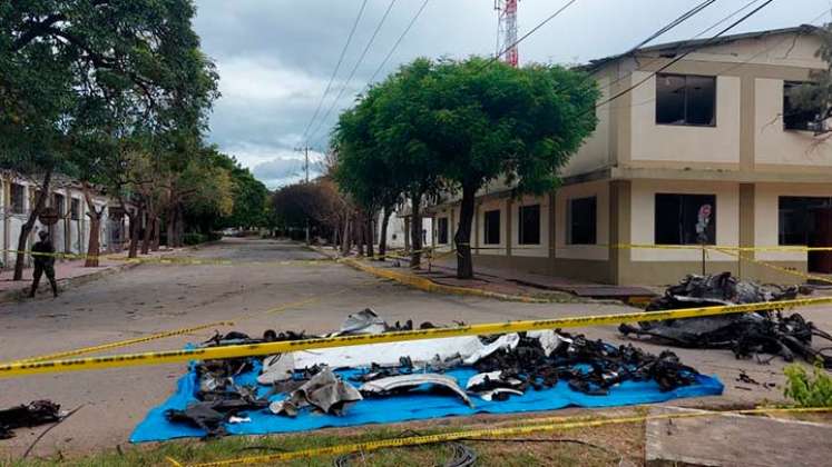 En el atentado a la Brigada 30 se empleó el poderoso explosivo pentrita./ Foto Cortesía