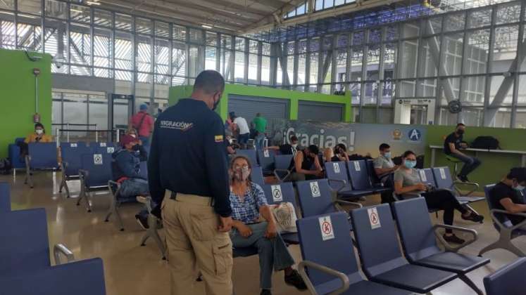 Presencialidad de migrantes para el RUMV