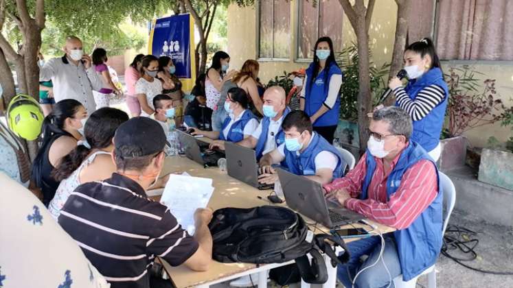 Estas jornadas se extenderán a otros sectores de Cúcuta con el cumplimiento de las medidas de bioseguridad establecidas por el Gobierno, para evitar los contagios de COVID-19. / Foto: Cortesía