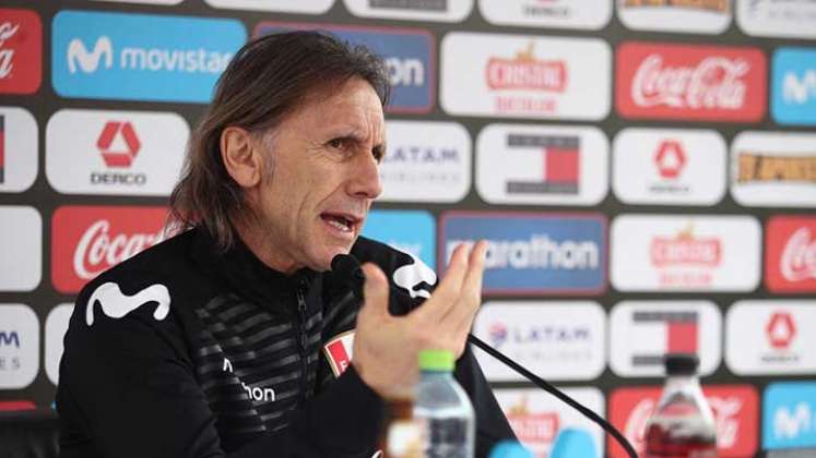 Ricardo Gareca entrenador de Perú