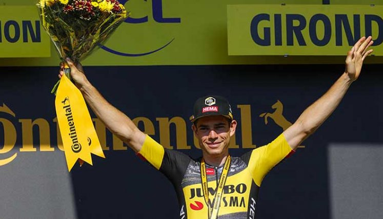Wout van Aert ciclista belga.