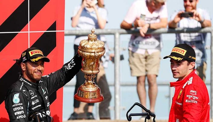 El británico Lewis Hamilton se impuso en el Gran Premio de Gran Bretaña