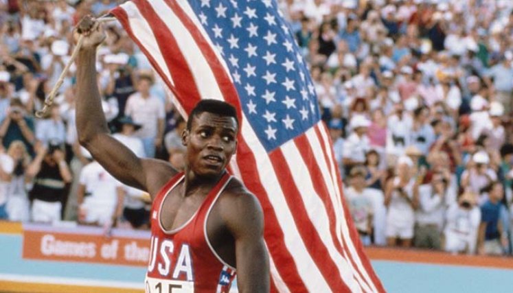 Juegos Olímpicos de Los Ángeles 1984, Carl Lewis fue la gran figura.