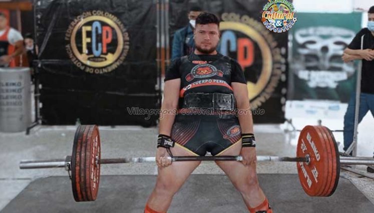 Dylan Pérez, pesista cucuteño