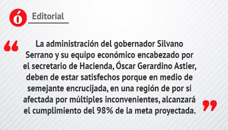 Editorial: Rentas departamentales