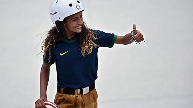 Rayssa Leal, subcampeona Olímpica de 13 años. 