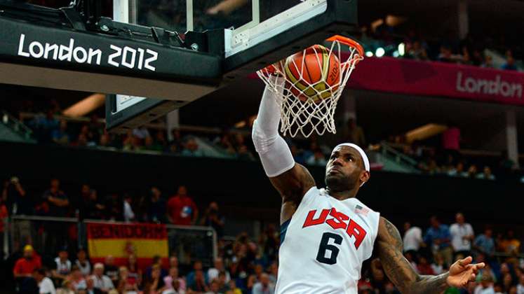 LeBron James no estará en Tokio 2020. 