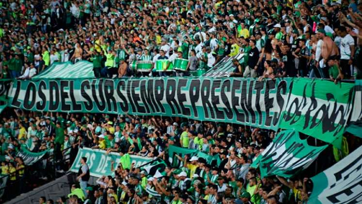 Los del sur, hinchas de Atlético Nacional