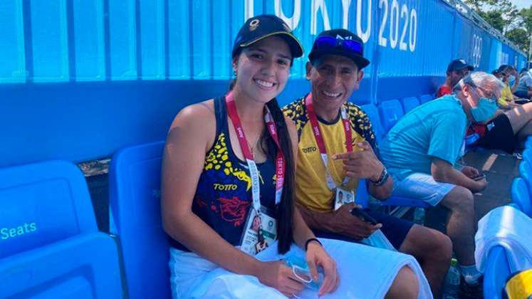 María Camila Osorio y Nairo Quintana.