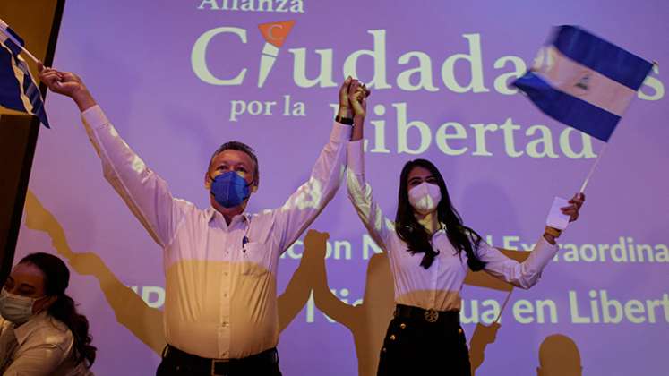 Candidatos presidenciales en Nicaragua.