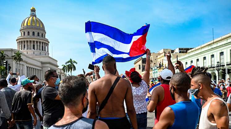 Protestas en Cuba.