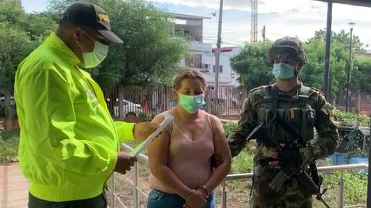 El Ejército y la Policía la capturaron en el barrio Trigal del Norte.