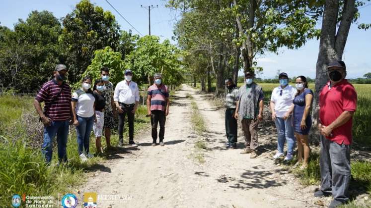 La Vereda El Diamante de Puerto Santander por fin tendrá la placahuella que tanto espero./Foto Cortesía