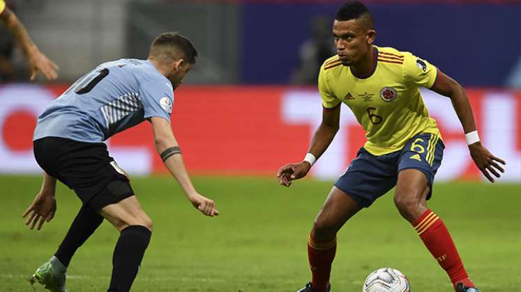 Selección Colombia ante Uruguay