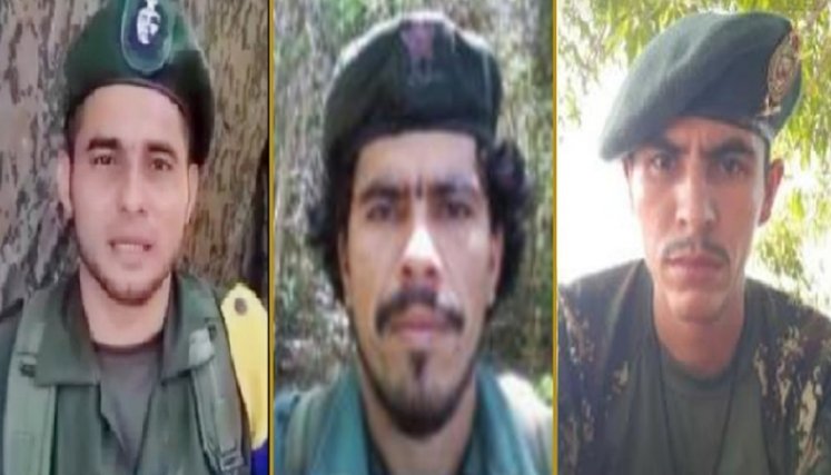 'Darwin', 'Jhon Mechas' y 'Andrey' son tres jefes de la disidencia de las Farc.