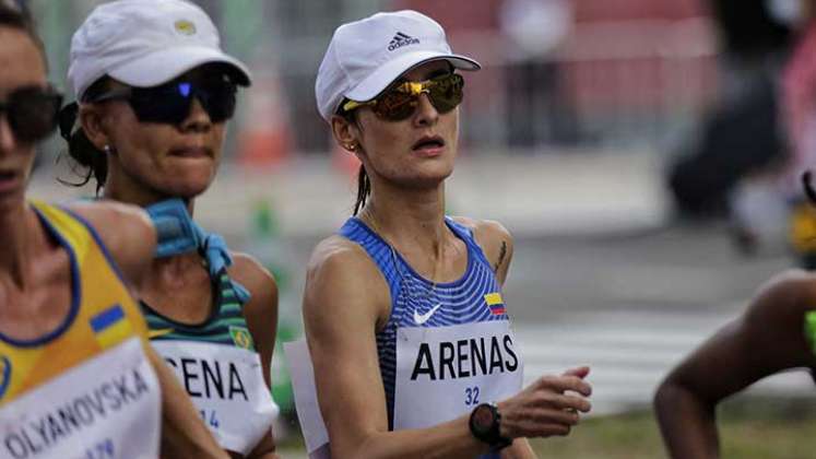 Sandra Lorena Arenas, la marchista que le dio otra alegría a Colombia en Tokio 2020.