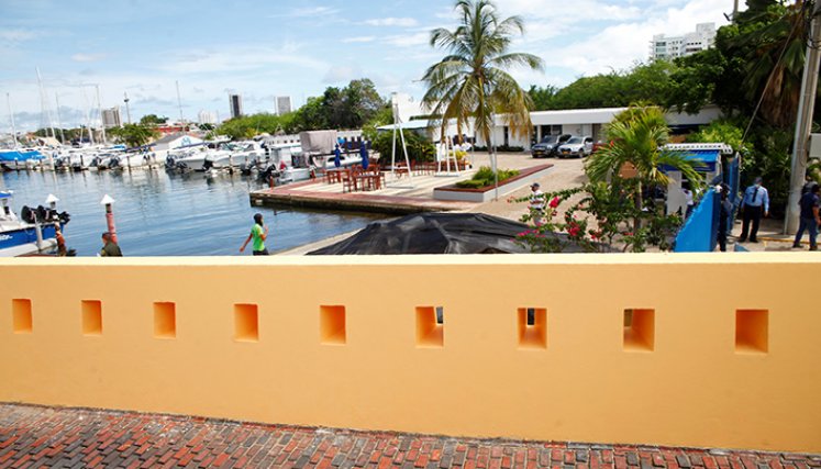 Murallas en Cartagena.
