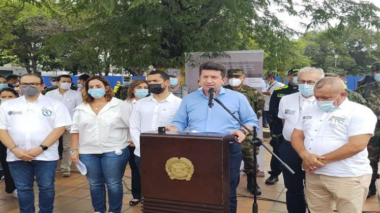 Ministro de Defensa, Diego Molano en el Bicentenario de Villa del Rosario./Foto: La Opinión