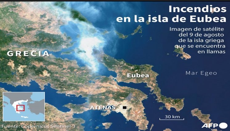 Así se ve la isla