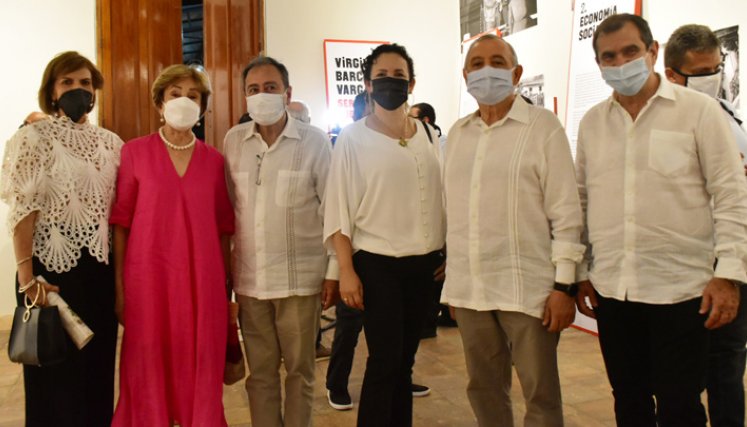 Ligia Clavijo, Yamile Abrajim, José Eustorgio Colmenares, Yari Castellanos, Carlos Eduardo Ramírez y Juan Carlos García Herreros. / Foto: Pablo Castillo.