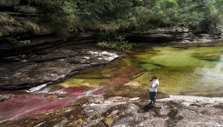 Caño cristales es muy turístico