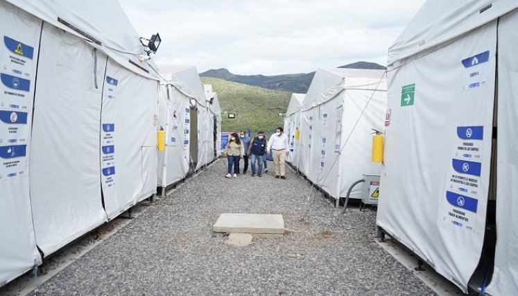    Este espacio está diseñado para atender a población migrante en extrema vulnerabilidad./ Cortesía/ La Opinión 