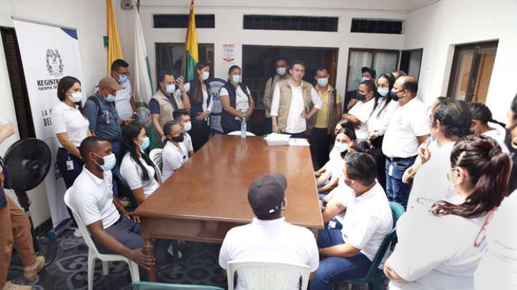 La Registraduría viene haciendo un recorrido por el país, promocionando las elecciones de la juventud. / Foto: Colprensa