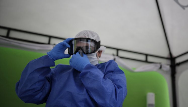 Siguen a la baja los contagios de COVID-19 en Colombia. / Foto: Colprensa