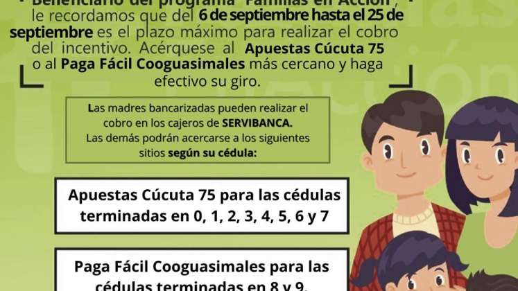 Pago de Familias en Acción