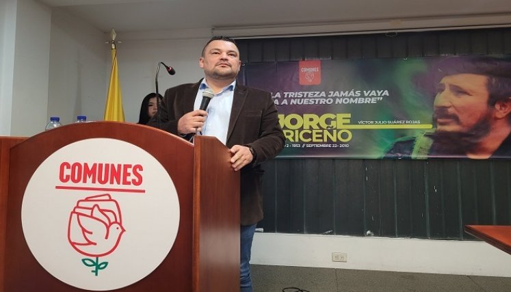 Polémico homenaje al ‘Mono Jojoy’ por el Partido Comunes./Foto: internet
