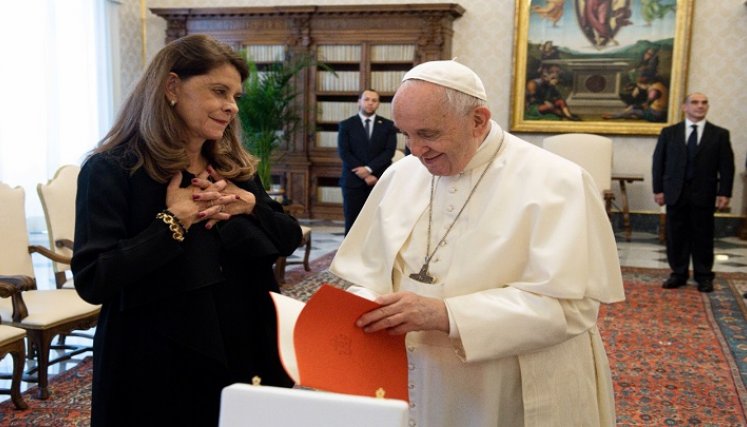 Ha sido muy importante visitar al Papa: vicepresidenta./Foto: colprensa