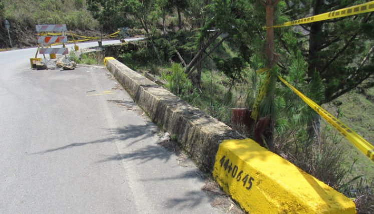En la Central del Norte hay sectores con pérdida parcial de banca. Foto: Roberto Ospino/La Opinión.