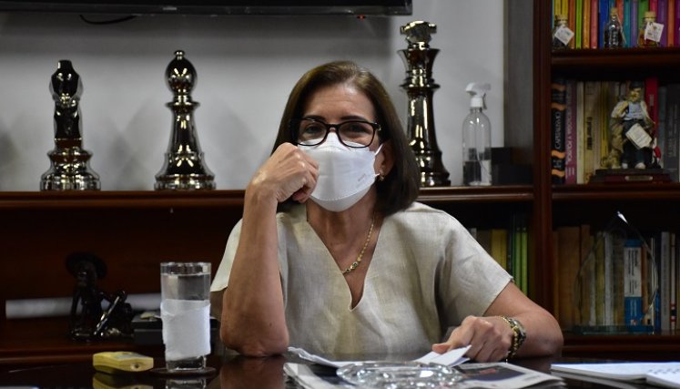 La procuradora general, Margarita Cabello, estuvo esta semana en Cúcuta. /Foto Pablo Castillo La Opinión