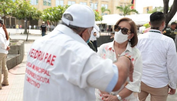 La procuradora general, Margarita Cabello, estuvo esta semana en Cúcuta. /Foto Pablo Castillo La Opinión