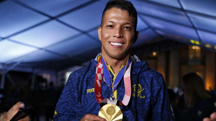 Nelson Crispín obtuvo 4 medallas en diferentes categorías de natación, en los pasados Juegos Paralímpicos. / Foto: Colprensa