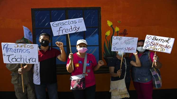 Tres candidatos se disputan el estado Táchira, estratégico de 1,3 millones de habitantes, fronterizo con Colombia. /AFP