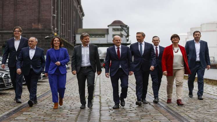 Socialdemócratas, ecologistas y liberales logran acuerdo para gobernar en Alemania. /AFP 	