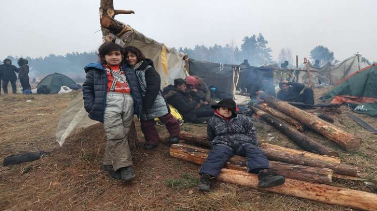 Los niños son los más afectados en este proceso migratorio./ AFP